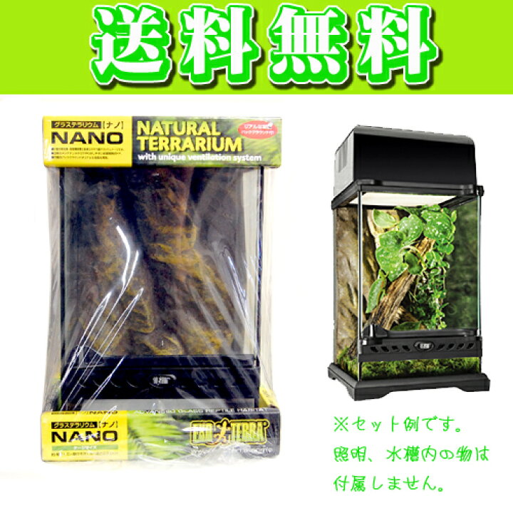 楽天市場 ジェックス エキゾテラ グラステラリウム ナノ アクアアベニュー