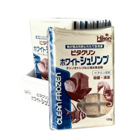 キョーリン　冷凍エサ　ビタクリンホワイトシュリンプ　100g　12枚入り　【1箱】(60)