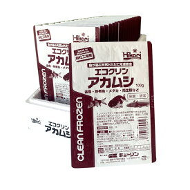 キョーリン 冷凍エサ UV赤虫 エコクリンアカムシ 100g 18枚入り 【1箱】　（80）