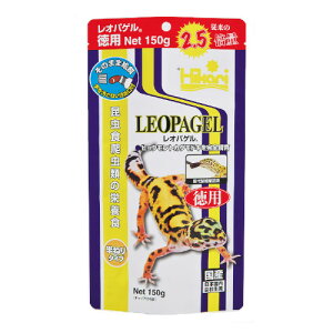 【3個までメール便OK】キョーリン レオパゲル 徳用 150g 爬虫類 エサ