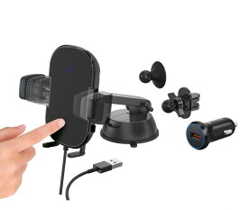 CAP オートホールドワイヤレス充電ホルダー■汎用タイプ■※ハイエース専用カプラーは別売り