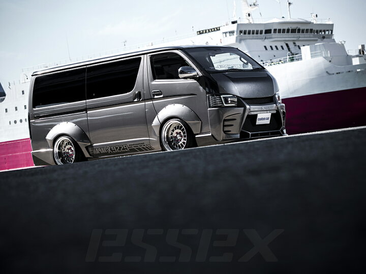 シーアールエス ハイエース レジアスエース 未塗装 W リーガルフェンダー es-1008 ESSEX 200系 エセックス CRS 6mm シーアールエス ハイエース レジアスエース 未塗装 W リーガルフェンダー es-1008 ESSEX 200系 エセックス CRS 6mm