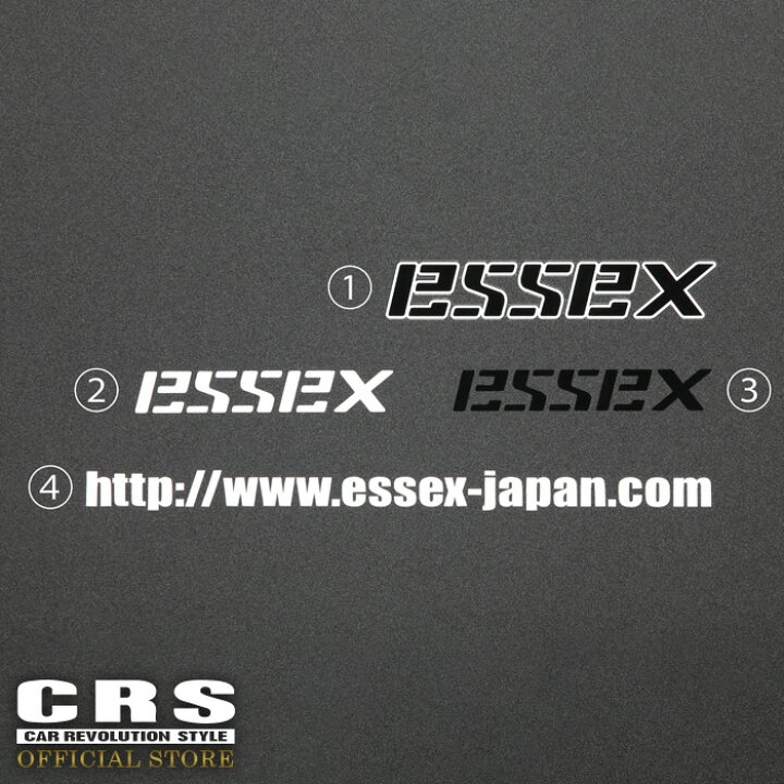 楽天市場】【全品P5倍※要エントリー6/20-26限定】ESSEX ステッカー 