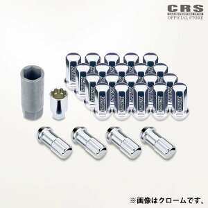 ESSEX レーシングナット M12×P1.25 17HEX 1台分■日産・スバル・スズキなど■カラー:クローム/ブラック