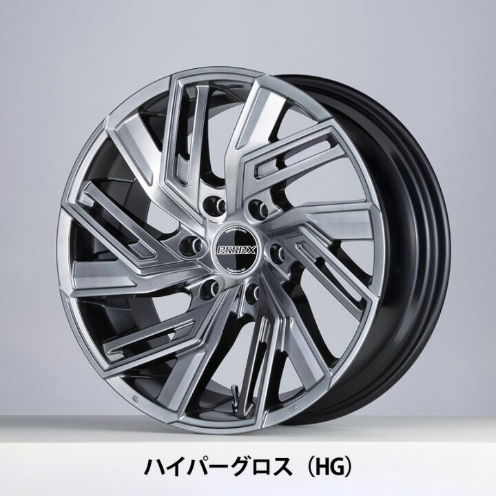 楽天市場】□ESSEXタイヤホイール4本セット□EW-17インチ 6.5J+38□215 