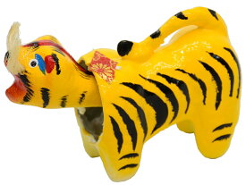 張子の虎　豆虎B　全長14cm 【張り子の虎】【張子虎】【首振り虎】【五月人形】【寅年】【干支 置物】【正月飾り】【開運】