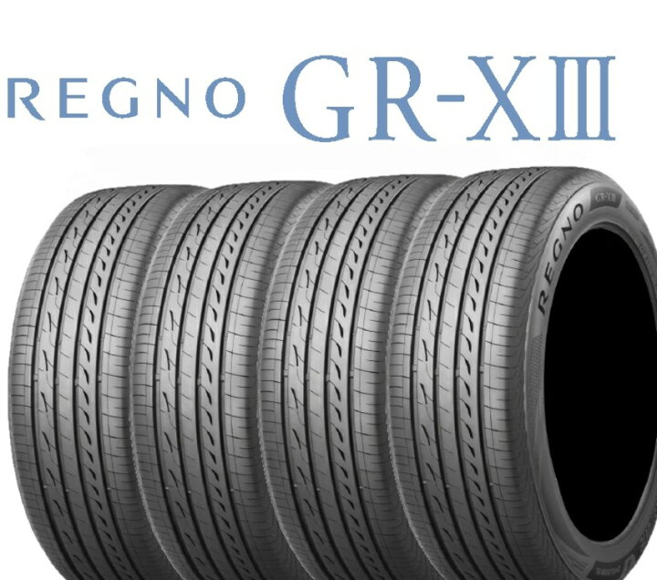 楽天市場】4本セット ブリヂストンREGNO GR-XIII 245/50R19 101V 