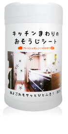 【4個セット】NBキッチンまわりのおそうじウエットシートボトル 80枚入り