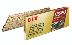 【12/4 20時〜エントリーでポイント5倍】DID 520ERS3-102L RJ(クリップ) GOLD 4525516907774　大同工業株式会社 D.I.D バイクチェーン
