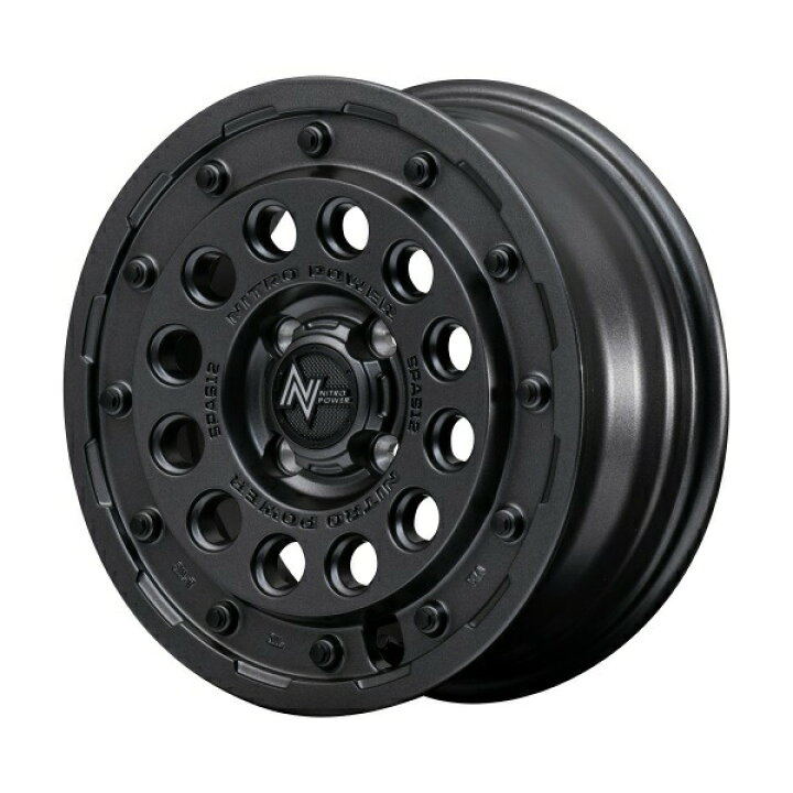 楽天市場】4本セット MID NITRO POWER H12 SHOTGUN 15インチ 5J 4H100 