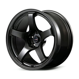 MID RACING R50 EVO 18�C���` 10.5J 5H114.3+12BLACK METALLIC