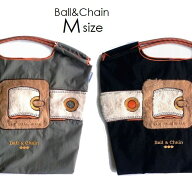 正規品 BALL＆CHAIN ボールアンドチェーン バッグ エコバッグ ショッピングバッグ 2way Mサイズ SAN　HID…