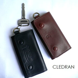 �N�[�|���ΏۊO ���U�[�N���[���v���[���g CLEDRAN �N���h���� �L�[�P�[�X CLM1053 REPON RENVO �u���E��/�u���b�N