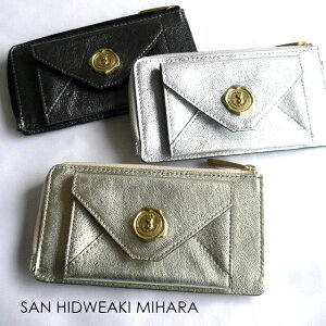 SAN HIDEAKI MIHARA �T���q�f�A�L�~�n�� �t���O�����g�P�[�X �R�C���P�[�X �J�[�h�P�[�X �R���p�N�g �~�j UWML-HAKU �V���o�[ �S�[���h �K�����^��