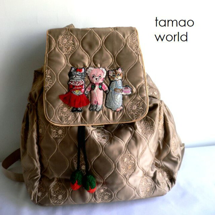 楽天市場】tamao world タマオワールド バッグ キルティング バック 