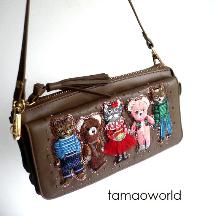 楽天市場】tamao world タマオワールド ショルダーバッグ 財布 お財布 