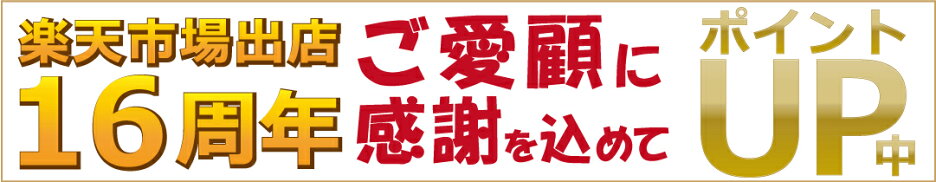 15周年感謝ポイントアップ