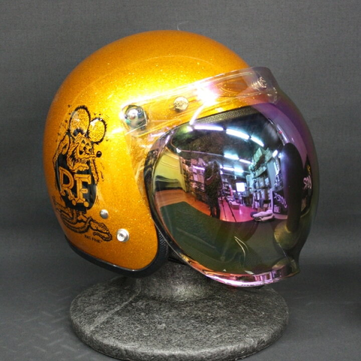 楽天市場】バブルミラーシールド付 RAT FINK（ラットフィンク） RAF 
