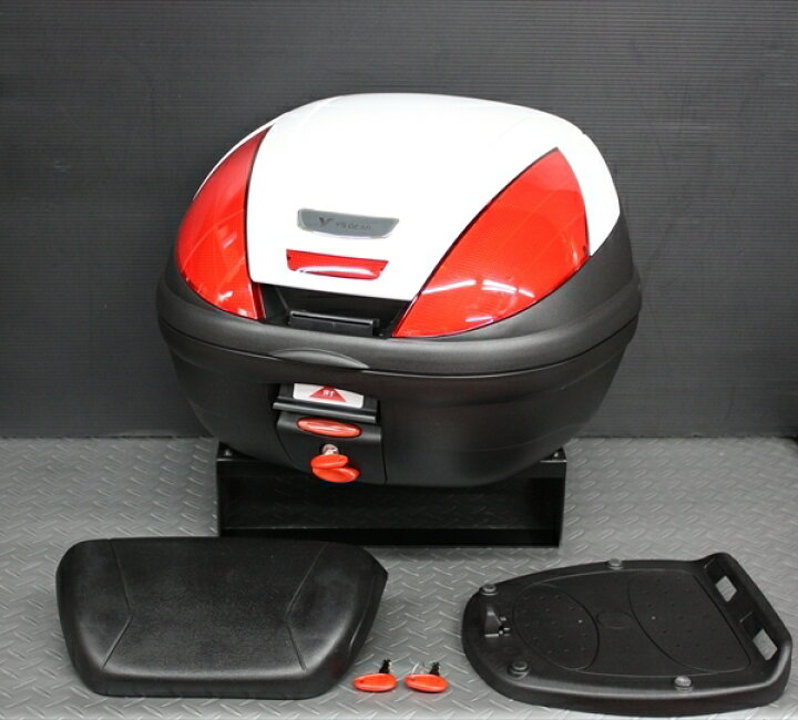 楽天市場】ワイズギア YAMAHA GIVI リアボックス E37 バックレスト付き 