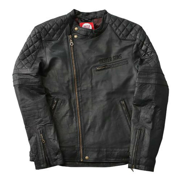 楽天市場】限定品 FASTER SONS FS01 シープレザージャケット Mサイズ 