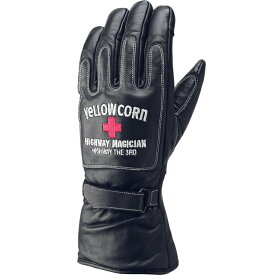 【在庫あり 即納】イエローコーン G-2000W レザーウインターグローブ BK 防寒防水仕様