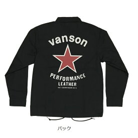 バンソン レッドスター コーチジャケット 881V328 ブラック vanson LEATHERS REDSTAR COACH JACKET 【あす楽対応 送料無料】