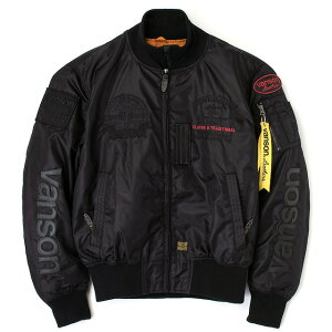 y݌ɂ [zo\ VS23108W VANSON MA-1 ubN/ubN MA-1 JACKET