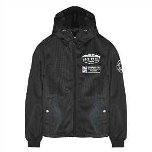 【在庫あり 即納】 エースカフェロンドン ACE CAFE LONDON シースルーメッシュジャケット SS2503MJ ブラック
