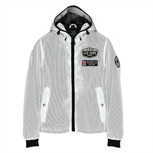 【在庫あり 即納】 エースカフェロンドン ACE CAFE LONDON シースルーメッシュジャケット SS2503MJ プラチナホワイト