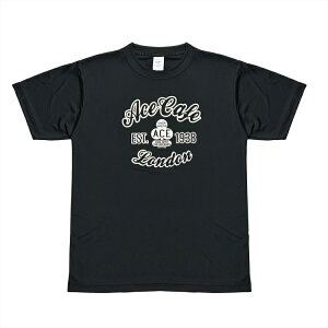 【在庫有り 即納】 エースカフェロンドン ACE CAFE DRY-Tシャツ ”ピンナップガール” AA014DT ブラック