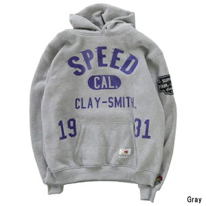 【在庫あり 即納】CLAY SMITH クレイスミス CHERRY CSY-5110 GRAY プルオーバーフーディー グレー