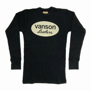 y݌ɂ [zVANSON o\ 885V189 ROAD RACER Pt. THERMAL LONG SLEEVE TEE (T[}T) BK