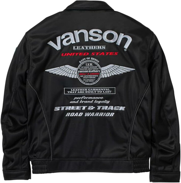 楽天市場】【在庫あり 即納】VANSON バンソン VS26103S メッシュ 