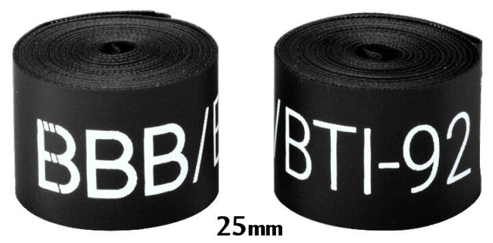 【88%OFF!】 BBB 自転車 リムテープ ハイプレッシャー 高圧対応 29インチMTB用 2本セット BTI-92 ブラック 28X22MM 703034
