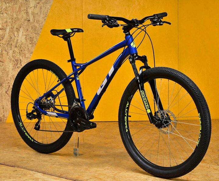 楽天市場 マウンテンバイク Gt Aggressor Sport 27 5 ブルー 22 ジーティー アグレッサースポーツ ａｄサイクル楽天市場店
