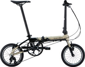 DAHON K3 (シャンパン/ブラック) 2023 ダホン K3 折りたたみ自転車 14インチ フォールディングバイク
