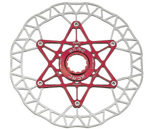 KCNC (ケーシーエヌシー) センターロックディスクローター / レッド 140mm / 683515