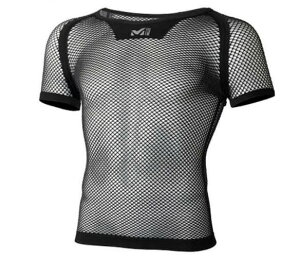 �~���[ �h���C�i�~�b�N ���b�V�� �V���[�g�X���[�u MIV01566-2601 (�u���b�N) MILLET DRYNAMIC MESH SS �x�[�X���C���[ �����Y