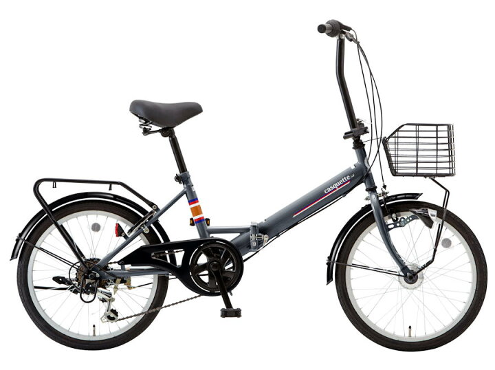 楽天市場】折りたたみ自転車 シオノ キャスケットα 20インチ 外装6段 