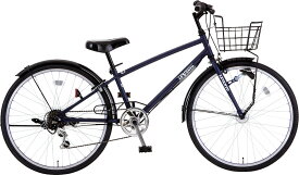 子供用自転車 シオノ レヴァント 26 外装6段 オートライト（フラットネイビー） SHIONO LEVANTO 266 塩野自転車 シティサイクル