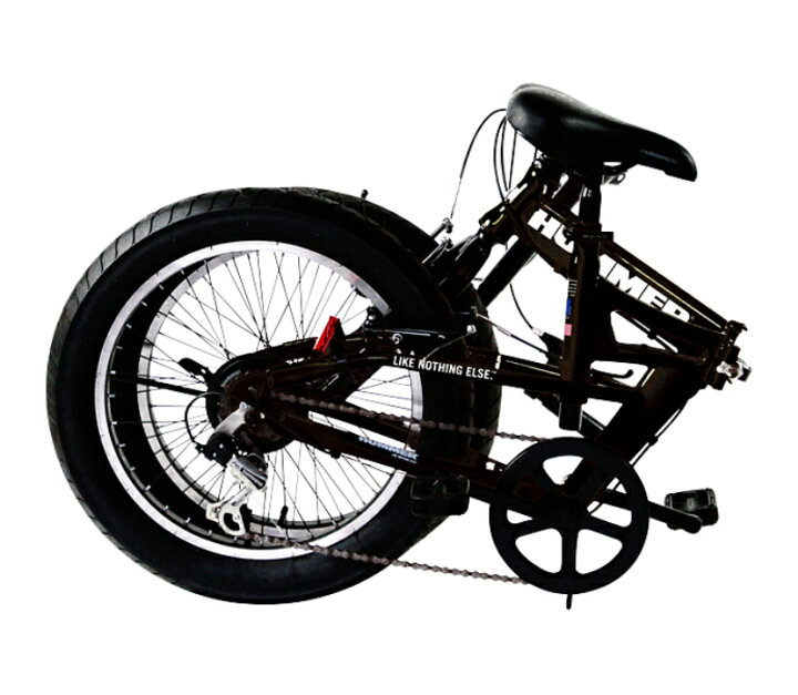 楽天市場】折りたたみ自転車 HUMMER FDB206FAT-BIKE ハマー FDB 206 