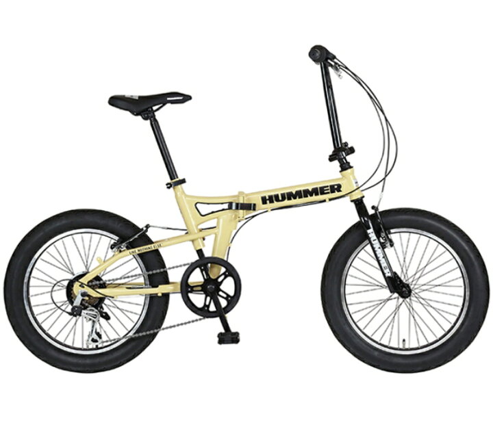 楽天市場】折りたたみ自転車 HUMMER FDB206FAT-BIKE ハマー FDB 206 
