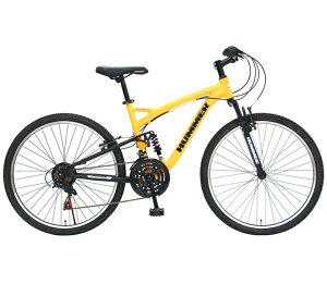 }EeoCN @HUMMER AL-ATB2621Wsus (CG[) n}[ MOUNTAIN BIKE WTX / Yellowygϔz