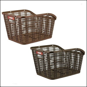 OGK技研 RB-005 固定式うしろバスケット / ダークブラウン