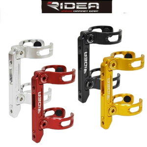RIDEA�i���f�B�A�jFCAD�@Mini Velo Bottle Cage Adapter�iDouble arm�j�~�j�x���{�g���P�[�W�A�_�v�^�[�i���b�h�j