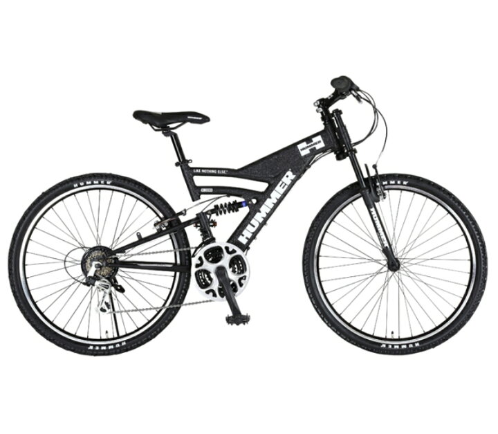 楽天市場】マウンテンバイク HUMMER DH2618-E (W-ブラック) ハマー DH 