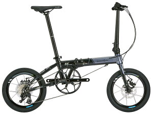 DAHON K9X (�X�e�B�[���O���[�u���b�N) 2026 �_�z�� K9X �܂肽���ݎ��]�� 16�C���` �t�H�[���f�B���O�o�C�N