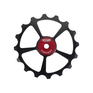 TNI (ティーエヌアイ) アルミセラミックプーリー 10/11s 12T レッド