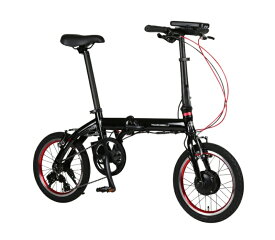 TRANS MOBILLY （トランスモバイリー）ULTRA LIGHT E-BIKE NEXT163-S 電動自転車 折りたたみ/ ブラック