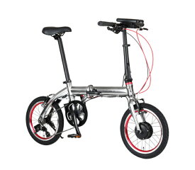 TRANS MOBILLY （トランスモバイリー）ULTRA LIGHT E-BIKE NEXT163-S 電動自転車 折りたたみ/ シルバー